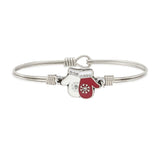 Red Mittens Bangle Bracelet