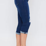 Missy Stretch Cuffed Capri Jeans