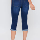 Missy Stretch Cuffed Capri Jeans