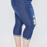 One Button Cuff Capri