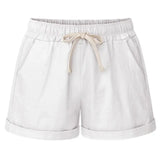 Drawstring Casual Rolled Shorts