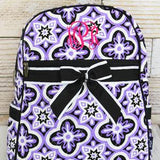 Floral Serenity Quilted Backpack